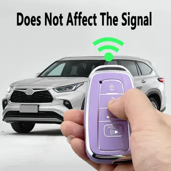 Kryt klíčenky kompatibilní s vozy Toyota 2019-2023 Camry RAV4 Highlander Corolla 4Runner Avalon C-HR Prius 86 / GT86 Prado Acce 10 nejlepší prodej Kryt klíče od Toyoty Camry - №5