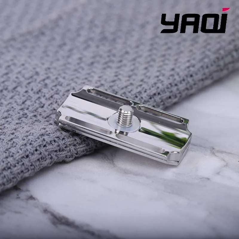 

Yaqi Vostok 90SB Straight Bar 316 Stainless Steel Polished Safety Razor Head with 0.90mm Blade Gap Collectibles Beard shaver