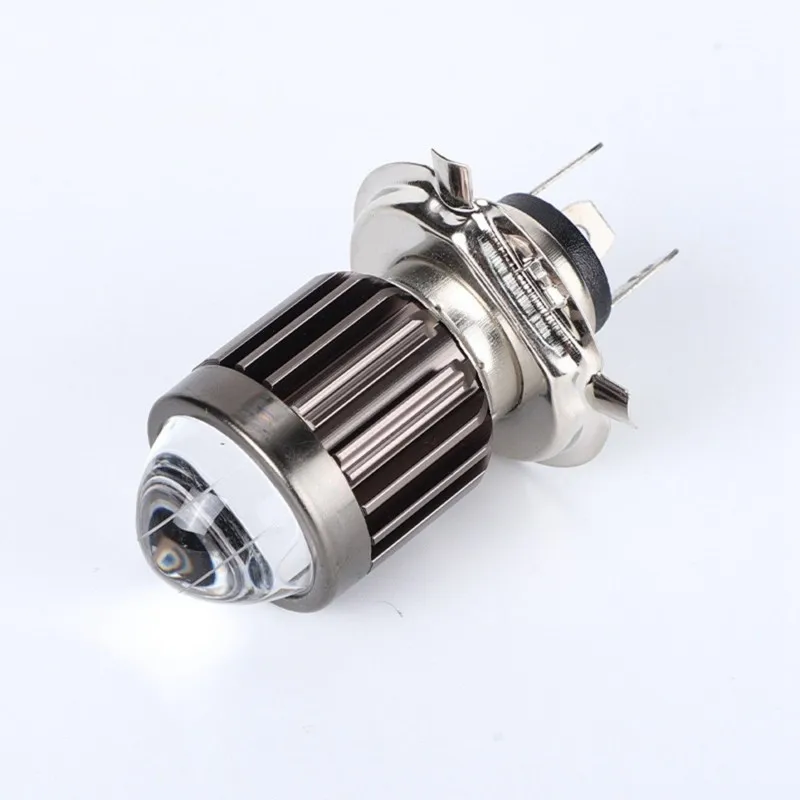 A96E-H4 Led Lens Motorcycle Headlight H4 Led White Yellow Hi Lo Beam Spotlight Running Lamp For Motorbike Scooter