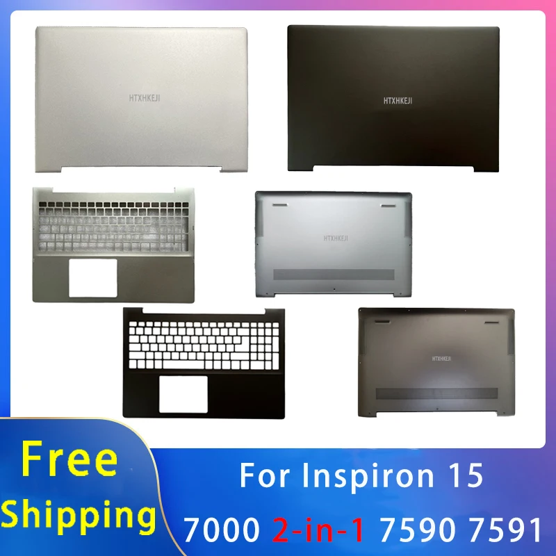 

Новинка для Dell Inspiron 15 7000 2-в-1 7590 7591, аксессуары для ноутбуков, задняя крышка ЖК-дисплея, упор для рук или нижняя часть 0D8W04 0NC0C1