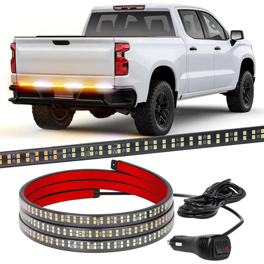 

Nilight 48 inch Truck Tailgate Strobe Lights Strip Rear Window Lights LED Tail Emergency Light Bar Flashing Warning for Trucks