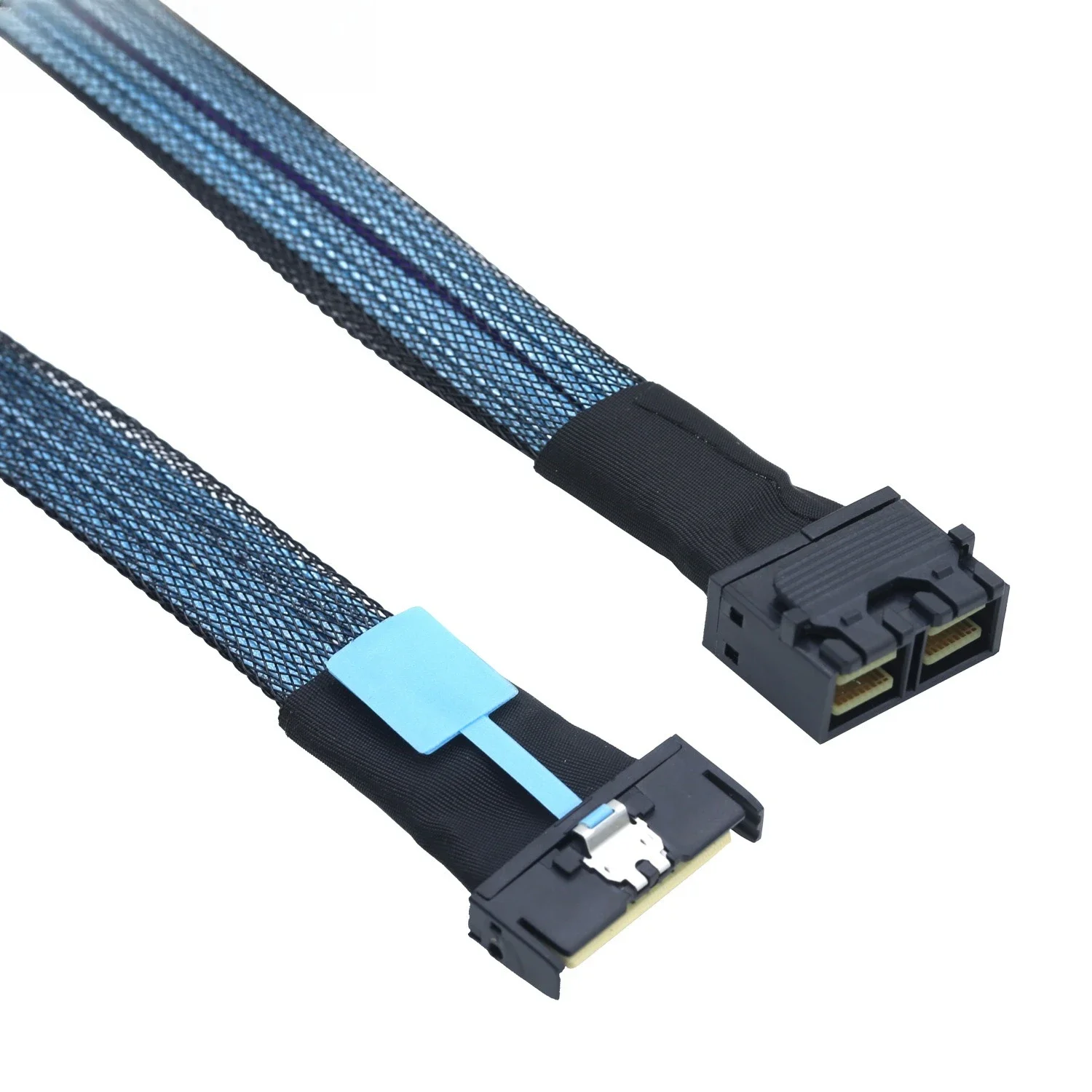 PCI-E Gen5 MCIO 8i To 8X Dual 2 x Ports MINI SAS HD SFF-8643 Server High Speed Adapter Cable PCI Express 5.0 Accessories 0.5M 1M