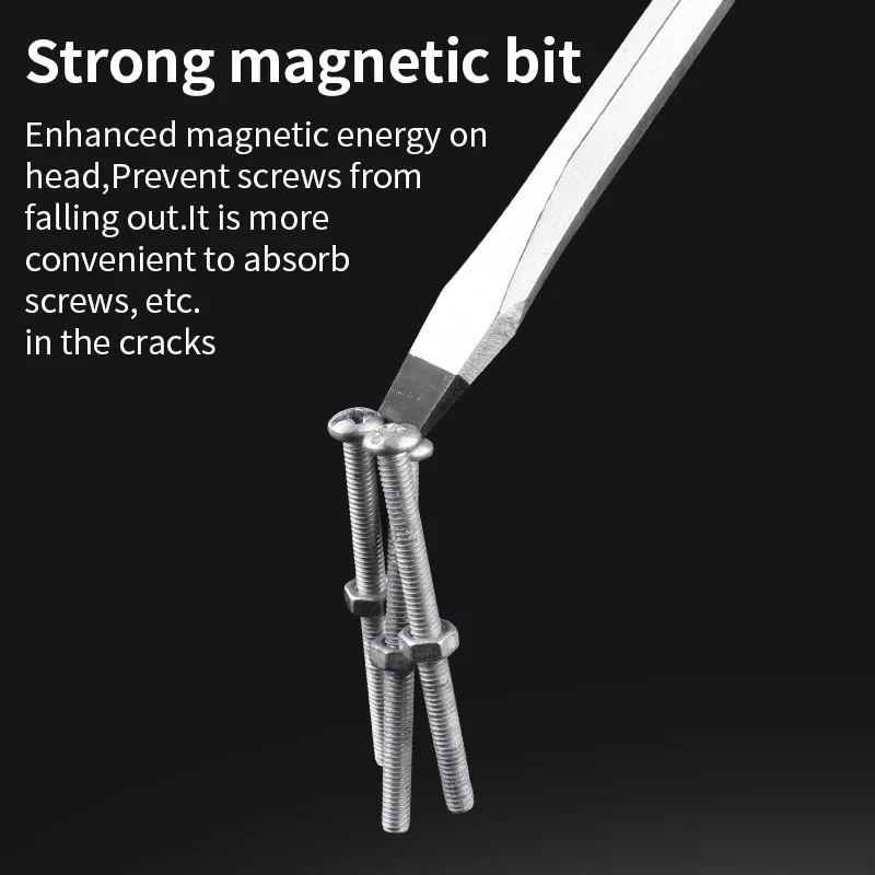 High Hardness Lengthened Magnetic Screwdriver Bit for Car Repair Hand Tool Industry Slotted/Phillips Double-ended Screw Driver