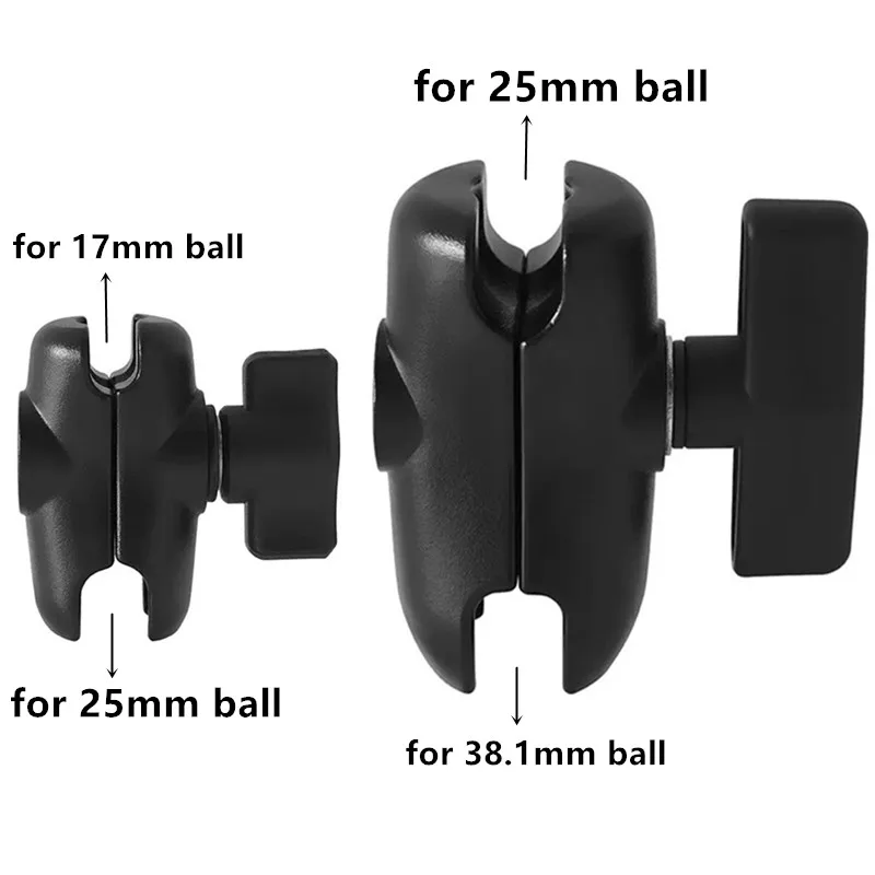 Double Socket Arm Hoder Ball Head Connection Expansion Bracket Universal Joint Double Head Arm Bracket Photography