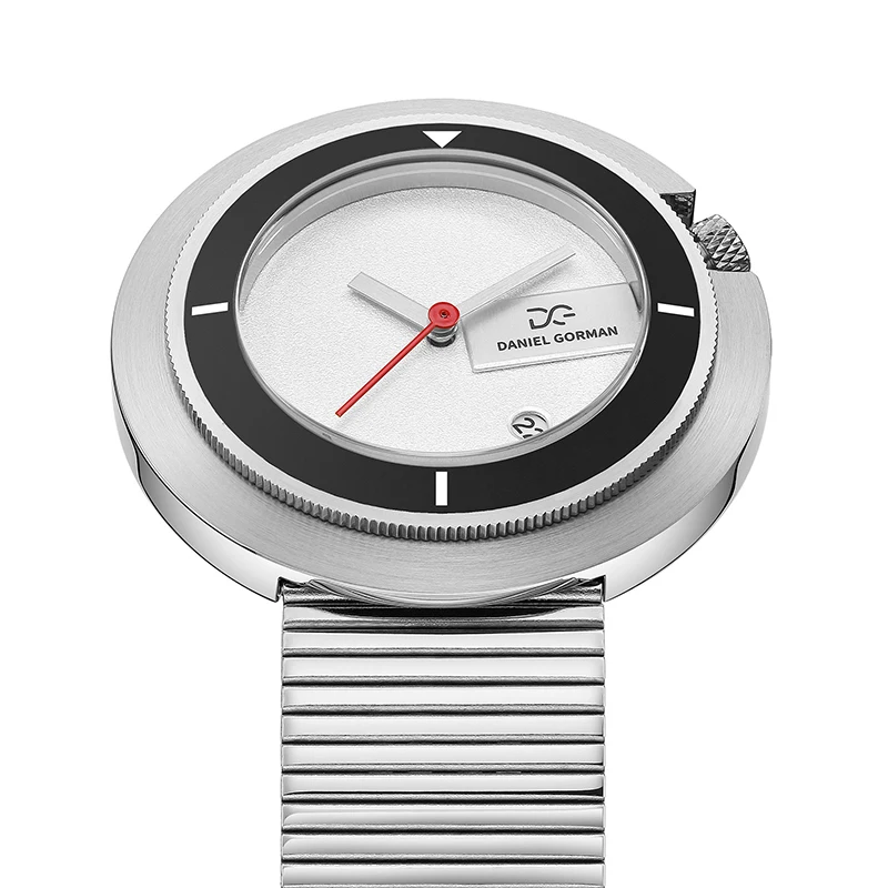 Jam Tangan Quartz dengan Bingkai Putar, Hadiah Tahun Baru yang Menarik, Jam Tangan Mainan dengan Rangka, Arloji 2026 Desain Daniel Gorman