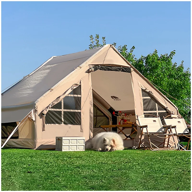 

Large Space Family Air Tent Inflatable Glamping Camping Outdoor, Inflatable Tent House Outdoor, Tente Gonflable Camping/