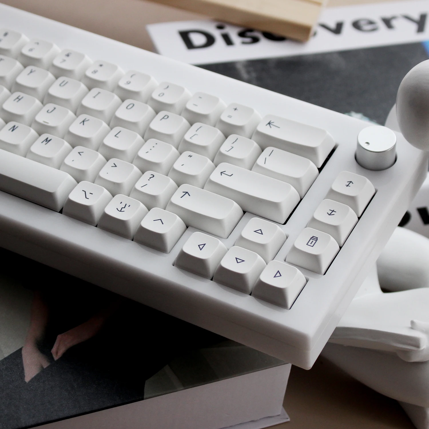 Mínimo branco apple macintosh estilo keycaps para teclado mecânico, perfil xda, pbt, conjunto de 137 peças