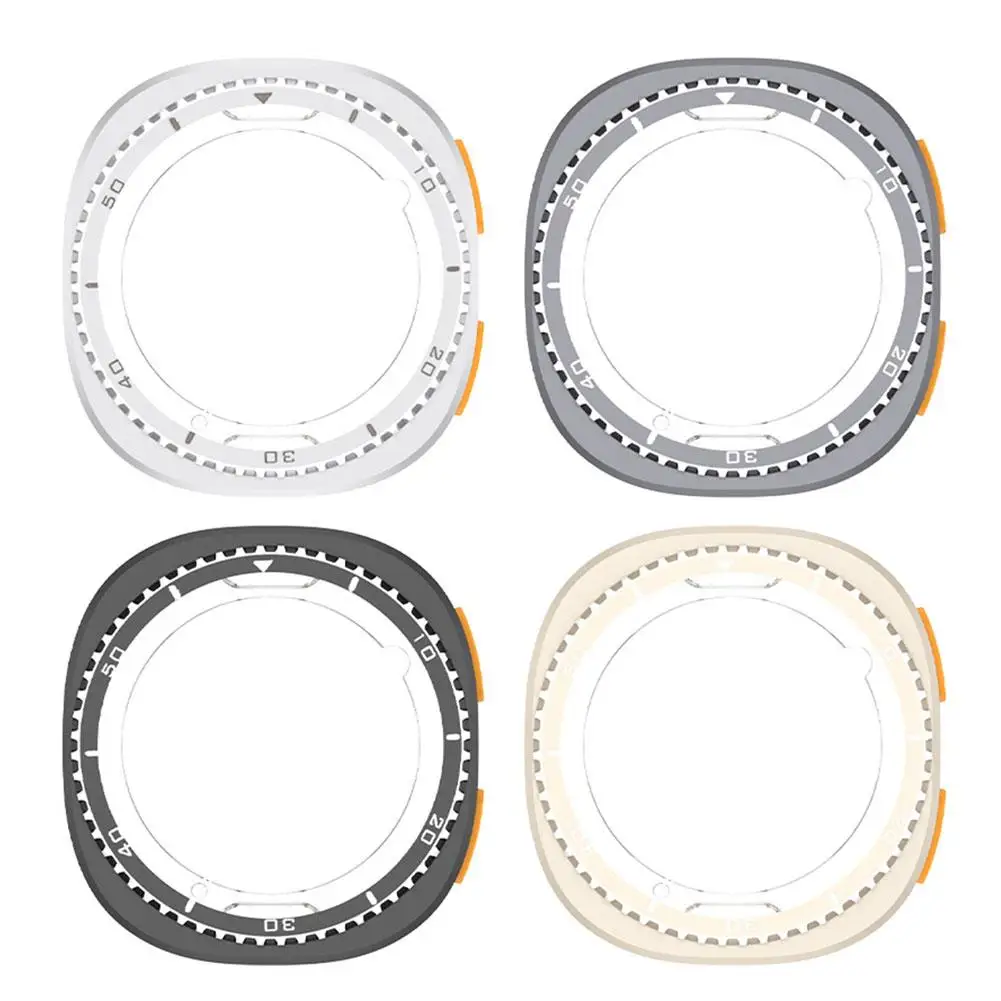 Lunetta in metallo per Samsung Galaxy Watch 8 Custodia con lunetta in acciaio inossidabile da 40 mm Custodia in metallo e protezione trasparente per cover posteriore in PC