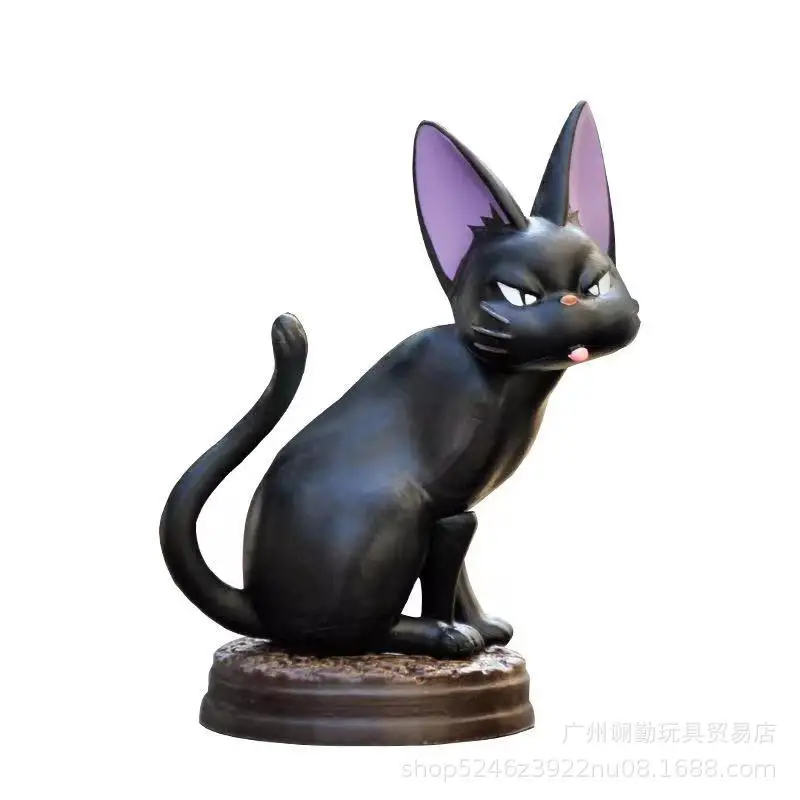 6pcs/set Anime black cat JiJi Q version action figures PVC Model Toys doll Desk Decor Collection Gifts