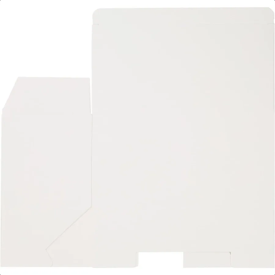 20 Pack Gift Boxes with Lids for Presents 9 x 4.5 x 4.5 in White Cardstock Box Decorative Bridesmaid Boxes