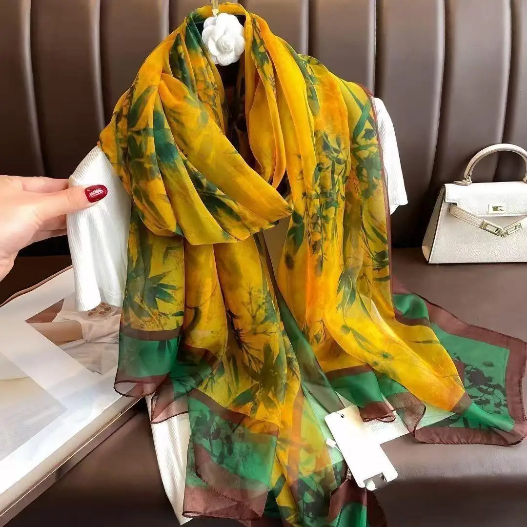 New summer fashion trend: personalized gold coin leaf print beach towel, soft, comfortable, breathable,-blocking shawl