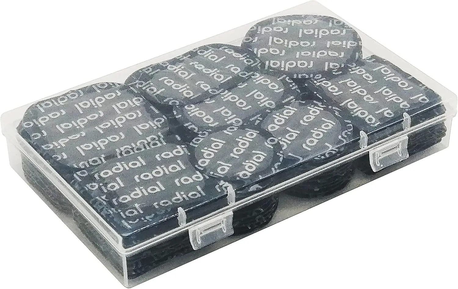 

96-Piece Multi-Size Tire Repair Patches Kit for Cars, Trucks, Motorcycles - Heavy Duty Heat Self-Vulcanizing