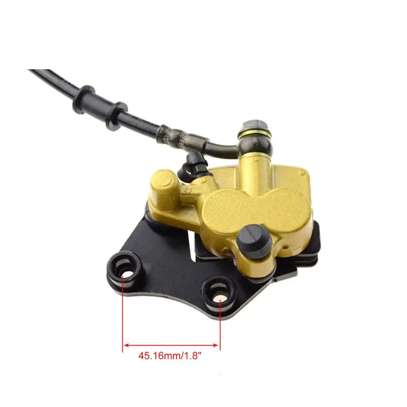 Motorcycle Front Disc Brake Master Cylinder Caliper Assembly with Brake Pads for 50cc 70cc 90cc 110cc