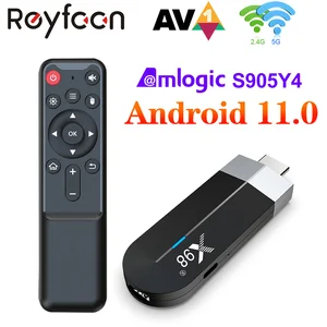 X98 S500 Amlogic S905Y4 Quad Core Android 11 TV Stick 4GB 32GB AV1 4K 60FPS H.265 5G Wifi Bt4.x X98 Dongle 2GB 16 GB Set Top Box 10 mejores ventas amlogic S905Y4 - №9