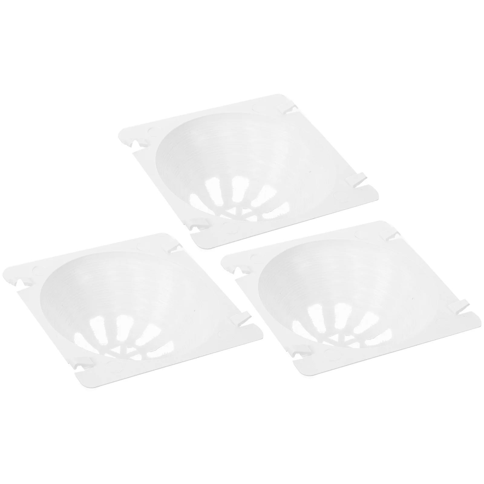 

3Pcs Plastic Bird Nest Covers Hollow Design Hanging Cage Incubator Parts Breeding Hatching Essentials Pigeon Nest Cover