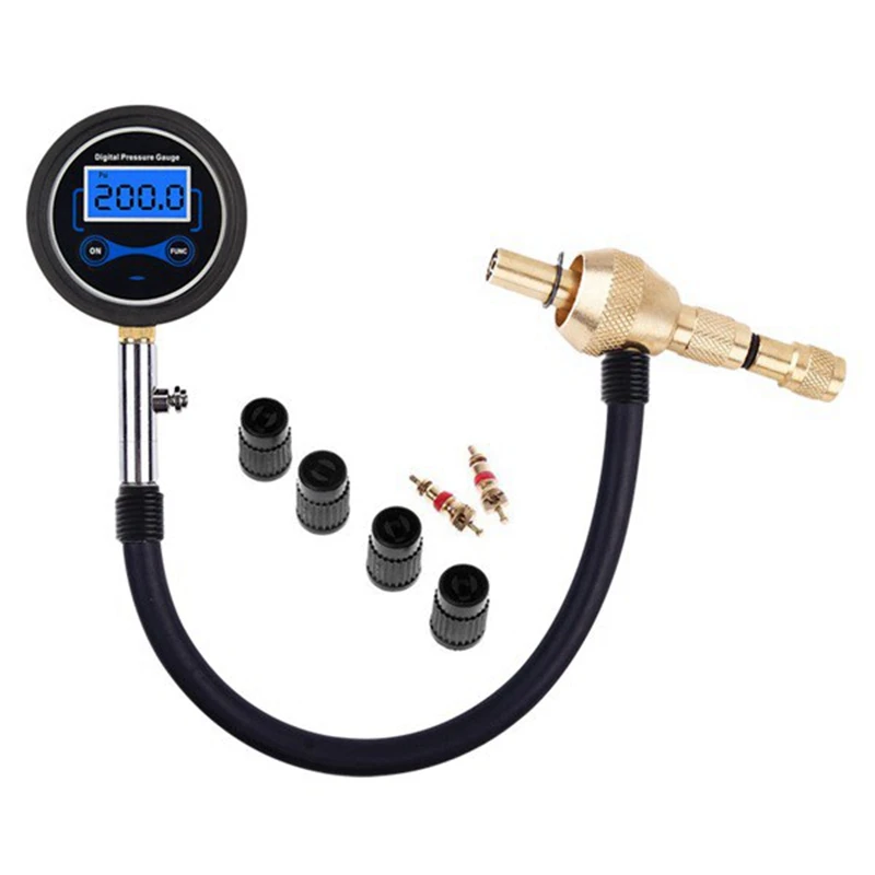 Digital Rapid Tire Venting Machine Car And Truck Tire Gauge Digital Pressure Gauge For Pressure Measurement Deflation