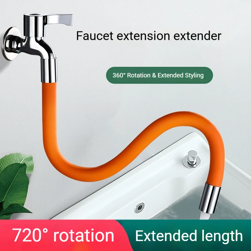 

Универсальный удлинитель для смесителя из 3 частей: поворотная насадка-удлинитель для крана, защита от брызг для раковины, аэратор-удлинитель