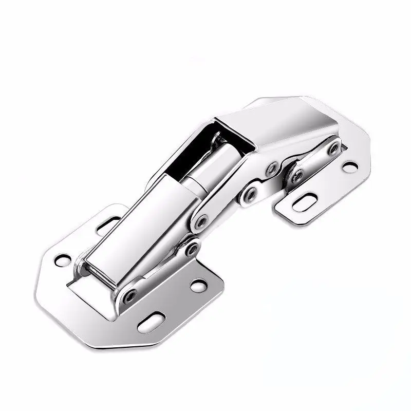1/3/5 Stuks Kast Scharnier 90 Graden Niet-Boren Gat Kast Deur Hydraulische Scharnieren Soft Close Met Schroeven Meubelen Hardware