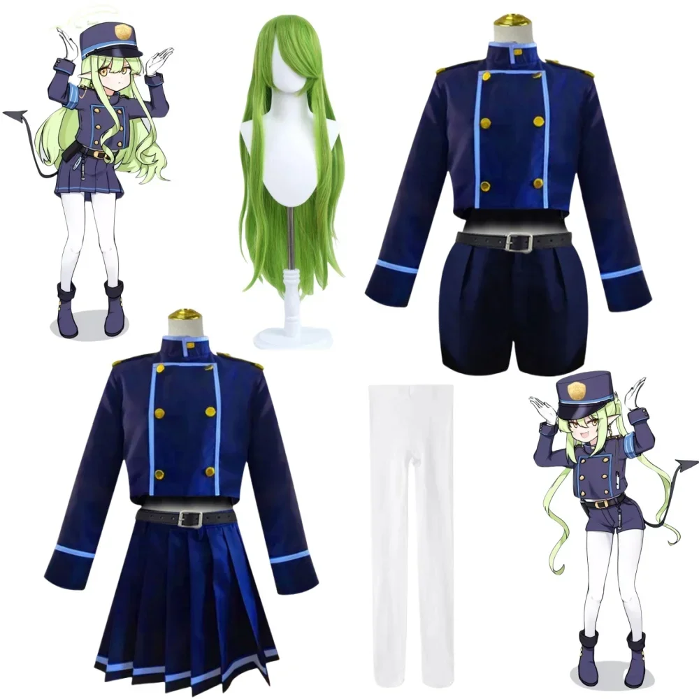 

Tachibana Hikari Railway Academy Uniform Cosplay Game Blue Archive Costume Wig Tachibana Nozomi Halloween Party JK Set