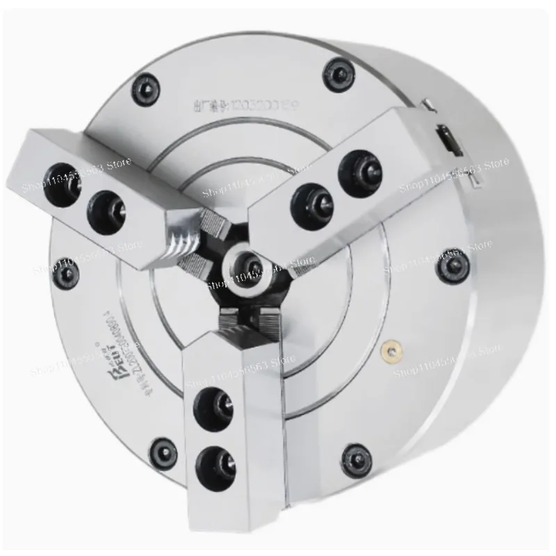 

6 Inch Hollow Pneumatic Lathe Chuck 3 Jaw Front Type, Four-Axis Five-Axis Chuck,Rotatable Machine Tool, Lathe Fixture