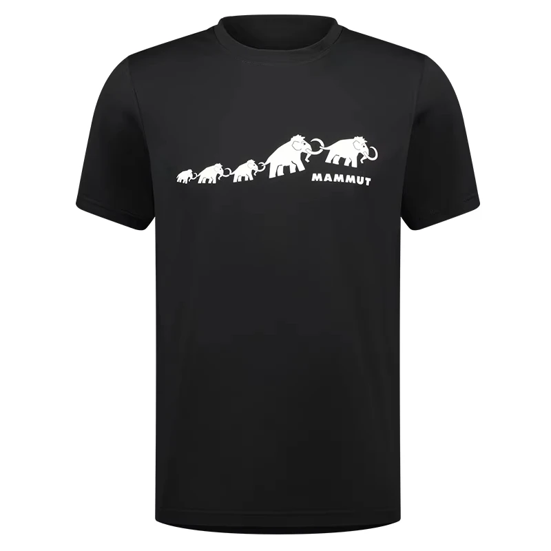 

2025 Summer American Fashion Explosion Pure Cotton Round Neck T-shirt Men's Fitness Sports Loose Printed T-shirt Top