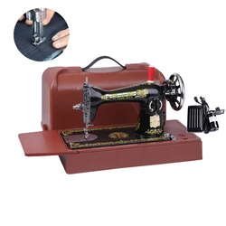 Household Old Fashioned Sewing Machine Desktop Portable Pedal Bee Small Sewing Machine Electric Sewing Equipment