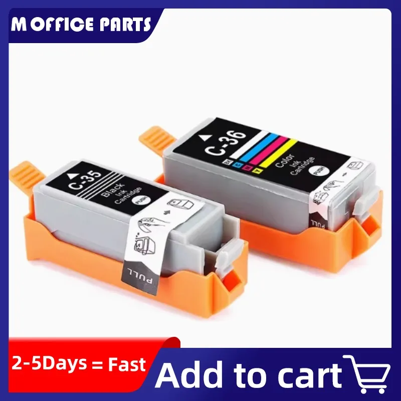 Ink Cartridge PGI-35 PGI35 CLI-36 CLI36 Compatible pgi35 cli36 for Canon PIXMA IP100 iP110 IP100B TR150 Printer