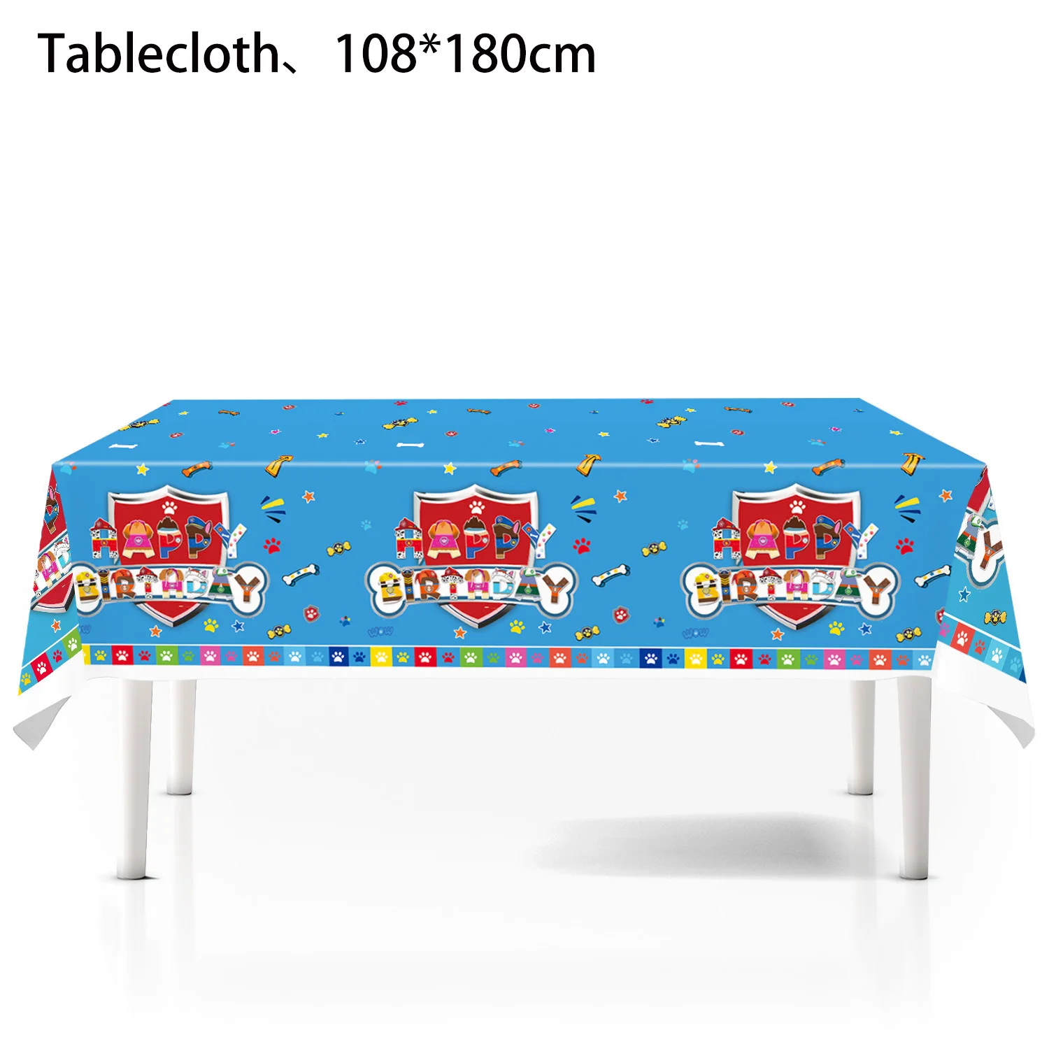 New Paw Patrol Tablecloth Birthday Table Decoration For Kids Birthday Party Decorations Baby Shower Supplies Boys Gift Toys