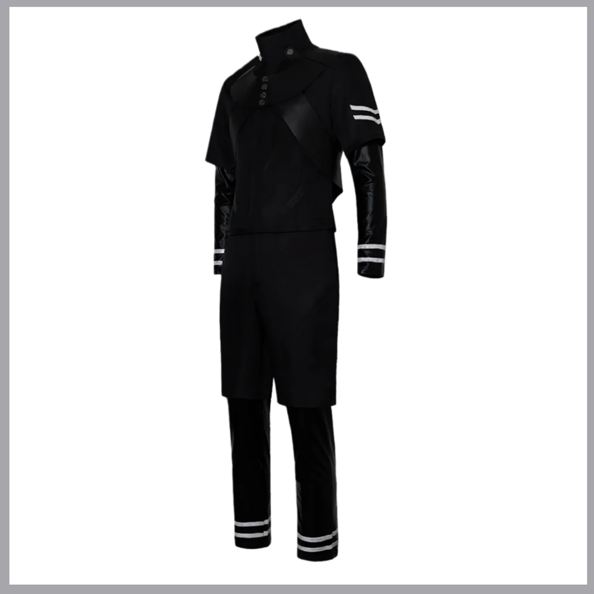 Anime Tokyo Ghoul Kaneki Ken Cosplay Costume Combat Uniform Black Tops Jumpsuits Feel Man Halloween Carnival Suit view 5