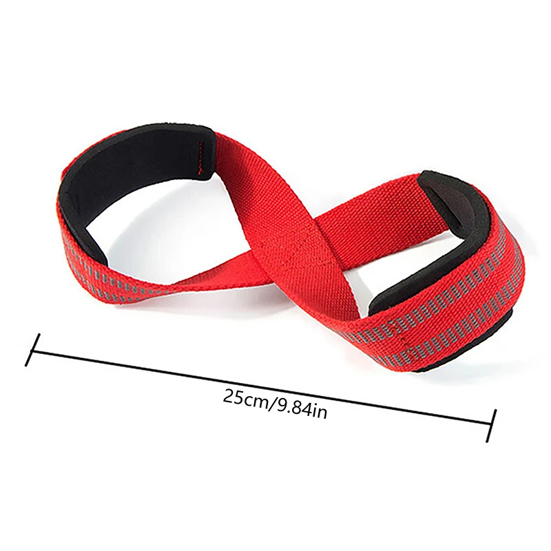 1 زوج رفع الأثقال حزام اليد المضادة للانزلاق الرياضة اللياقة البدنية معصم يلتف الأشرطة رياضة دعم رفع قبضة حزام اللياقة البدنية كمال الاجسام