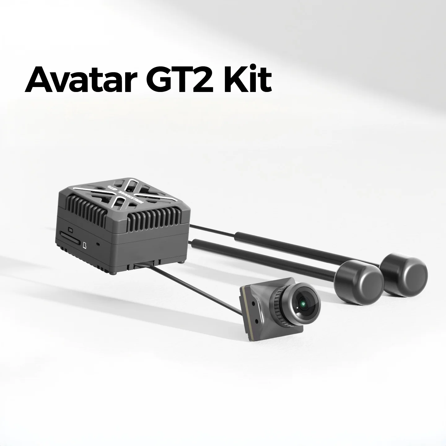 CADDX Walksnail VTX Avatar GT2 FPV Kit Max 2W Digital HD Transmission System Dual Antennas 20KM Long Range For RC CAR Drone