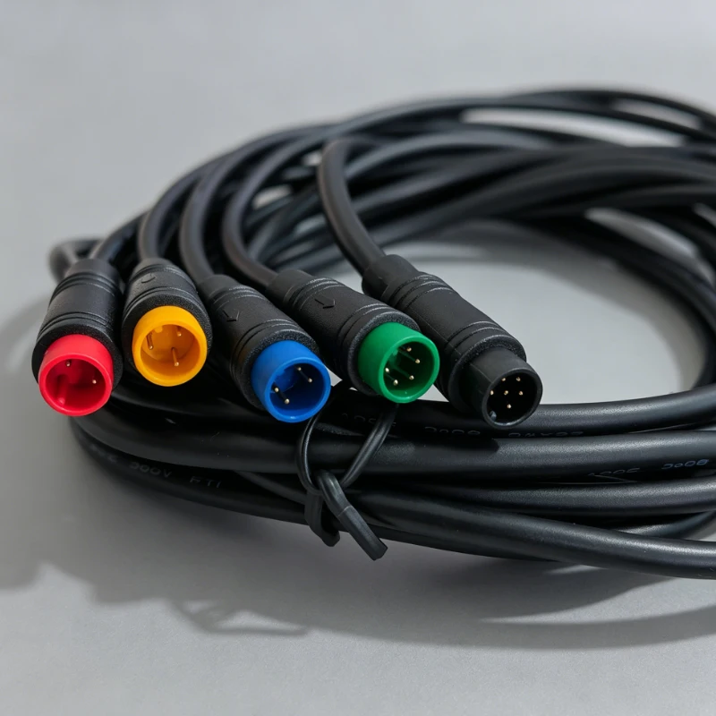 1M M6/M8-2/3/4/5/6-Pin Stecker auf Buchse Julet Elektrisches Verbindungskabel Steckverbinder Roller Bremse Wasserdichtes Signalsensor-Kabel – Detail 10