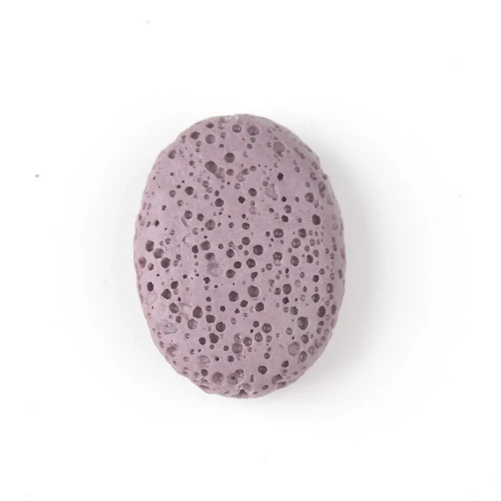 

15Pcs Colorful Volcanic Stone Beads 26x19x7mm Oval Shape Pendants for DIY Jewelry Making Necklace Bracelet Earrings Craft