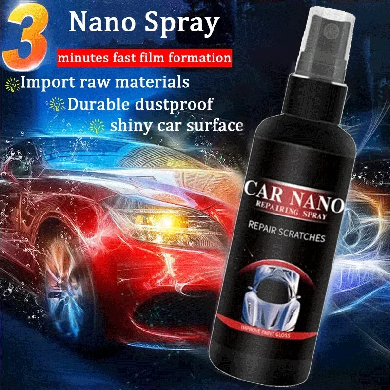 

Car Nano Repairing Spray Products Repair Scratches Detailing Coating Agent Glossy Car Cleaning Ceramic Coat for Automobile