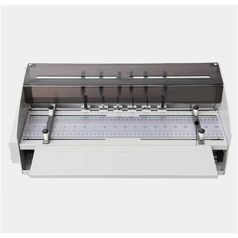 SG-H500 Tani Elektryczny Zagniatarka do Papieru Biurowego 460MM Perforator 18 Calowy Do Papieru z Liniami Znakowymi