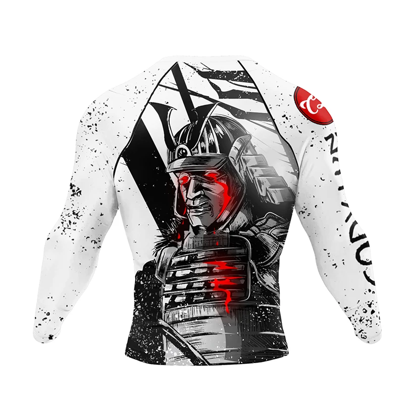 Męskie Jiu Jitsu koszulki kickboxingowe Muay Thai męskie koszulki bokserskie BJJ MMA Rashguard zestawy kompresyjne koszulki do biegania legginsy