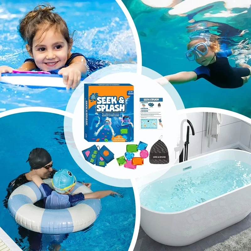 

1 комплект, идеальная подводная приключенческая игра, вечеринка в бассейне, подводная игра с драгоценными камнями, интерактивный реквизит для родителей и детей, игрушки