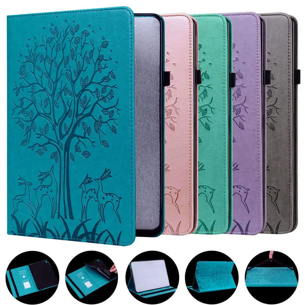 For Lenovo LEGION Y700 8.8 inch Tree Deer Patterm Case Leather Cover Caqa For Lenovo Legion Y700 TB-9707F Case