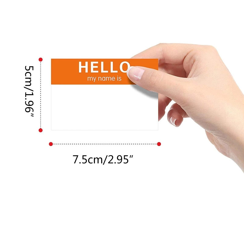 J6PA Name Labels Identification Badges for Conference Office School Home 45PCS