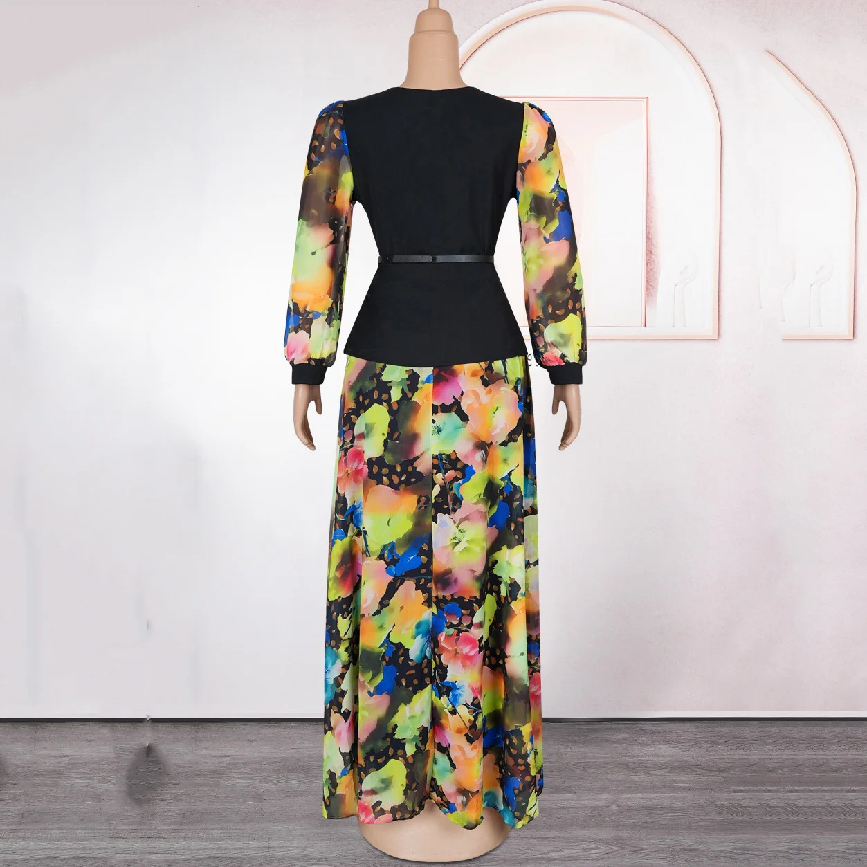 Elegant 2 Pieces Sets for African Clothes Woman 2025 New Printed Fashion Turkey Ladies Evening Wedding Party Dashiki Ankara Robe