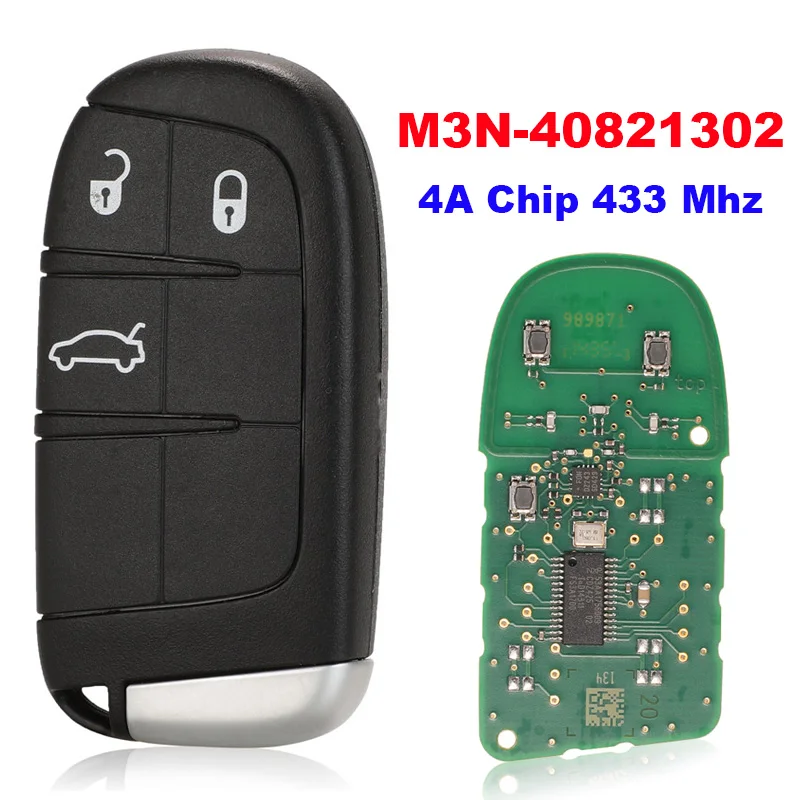 

CN017004 Original Remote Car Key For Fiat Freemont With 433MHZ PCF7945 Chip OEM Smart Remote Key For Fiat M3N-40821302 735577273