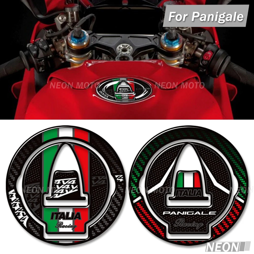 

Motorcycle 3D Tank Pad Stickers Accessories Protector Decals For Panigale V2 V2S V4 V4S V4R S R 899 959 1199 1299 GAS CAP