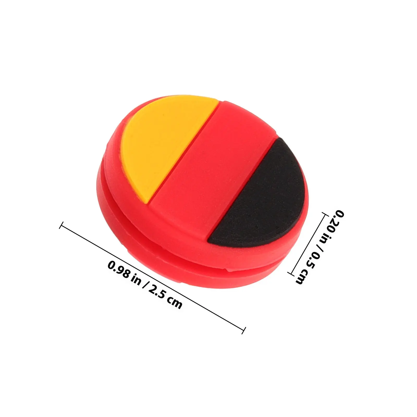 5Pcs Lightweight Silicone Tennis Dampeners Racket Shock Absorber Enhance Play Stability Decorative Flag Design Tennis Gear Gift