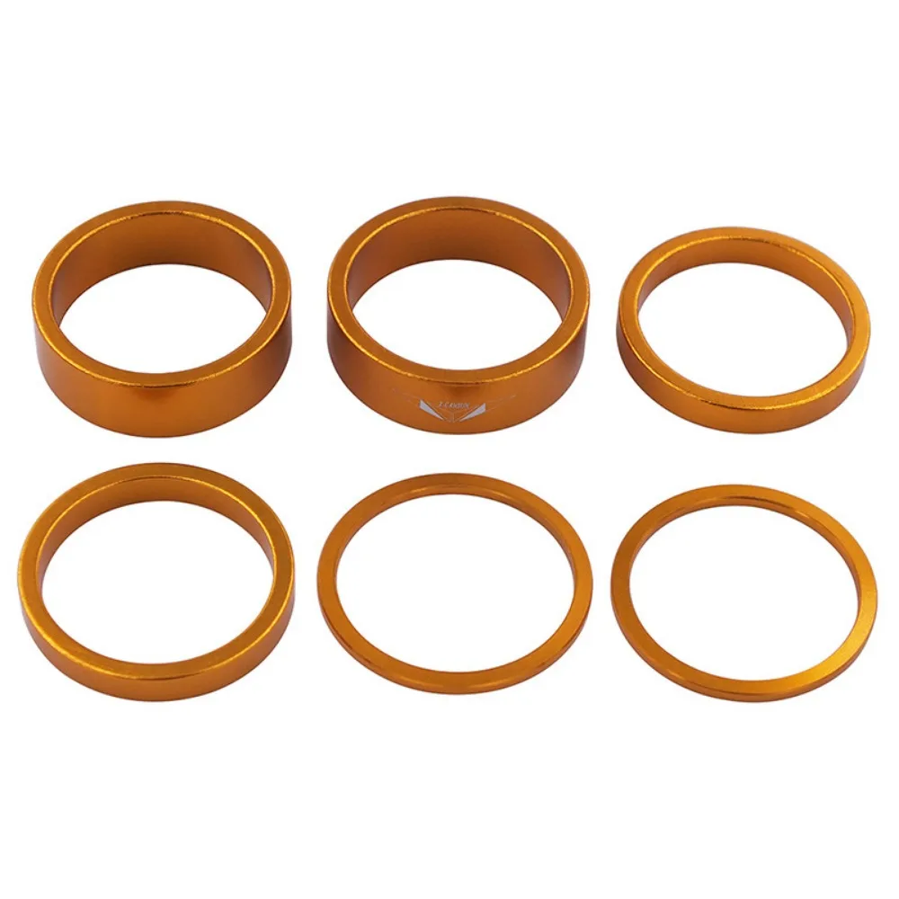 

6pcs/set Flywheel Spacer Bicycle Hub Washer Bottom Bracket Durable Bicycle Headset Washer Washer Gasket Practical