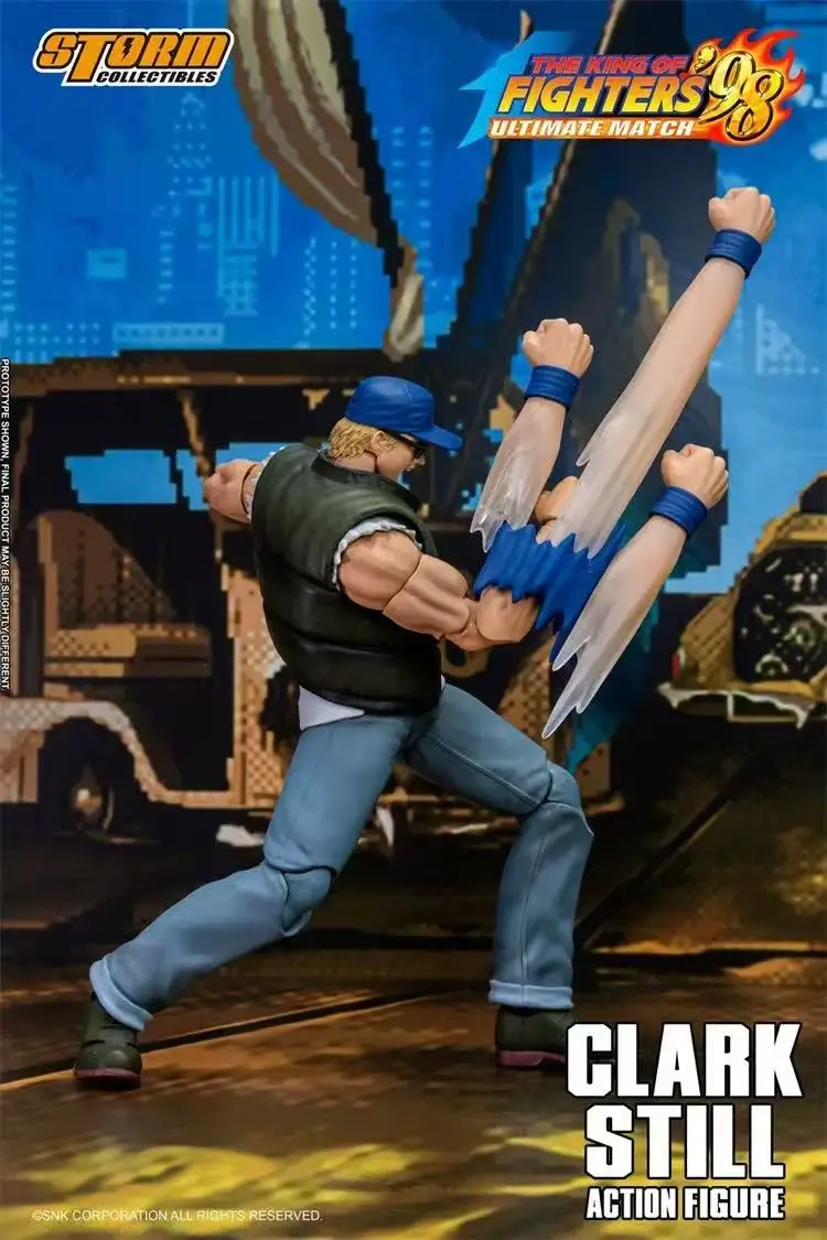 【In stock】Storm Collectibles THE KING OF FIGHTERS '98 ULTIMATE MATCH Clark Still Action Figure Model Toy