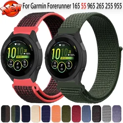 20mm 22mm Braided Nylon loop Strap for Garmin Forerunner 165 55 965 265 255 955 Venu 3 Bracelet band Garmin Active/Vivoactive 5