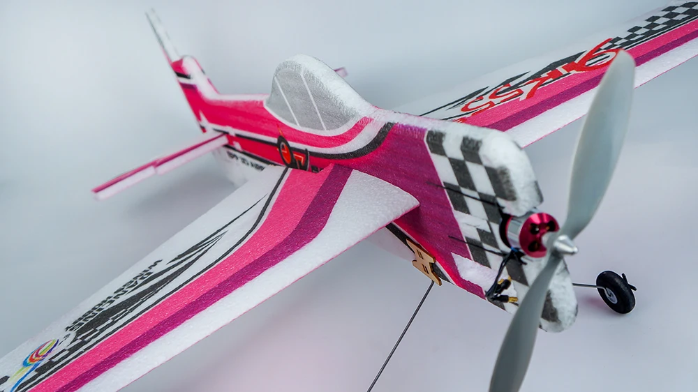 Real Hawk EPP Yak55 3D Akrobatik-Flugzeug Bausatz, 800mm Spannweite, Indoor-Outdoor Schaumstoffmodell für Anfänger, Hobby-Flugzeug – Detail 10