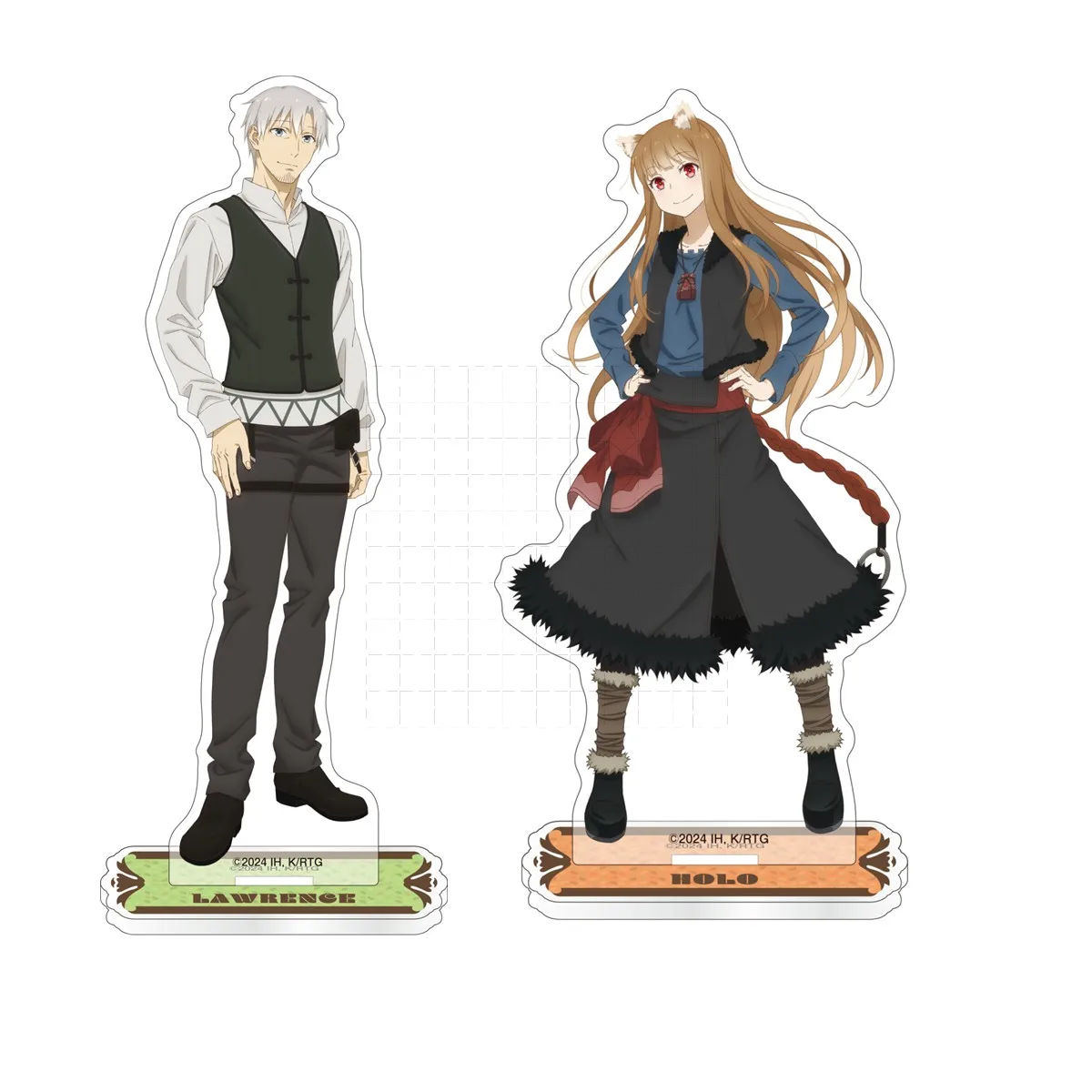 

Game Holo Kraft Lawrence Acrylic Stand Doll Anime Figure Model Plate Cosplay Toy for Gift