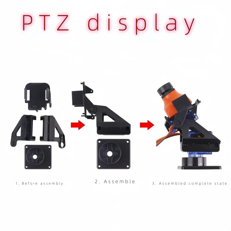 SG90 2DOF Servo Gimbal Plastic Bracket MG Dual-Axis Mechanical Arm for RC Fixed-Wing Aircraft DIY Two-Degree-of-Freedom Hobby Ki