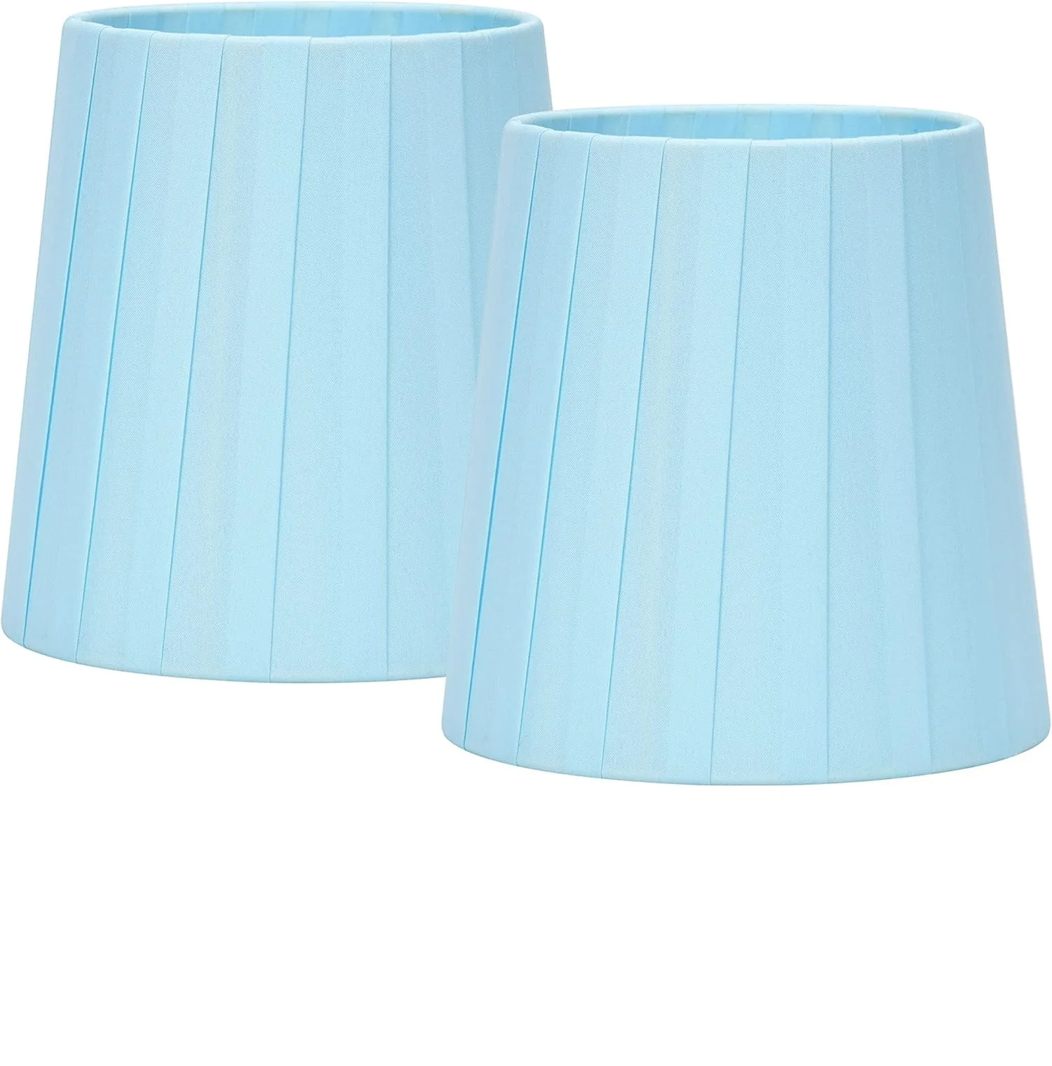 

Clip-on Small Lamp Shades for Table Chandelier Wall Lamp,Small Barrel,14×13×H9 CM ,Fabric Ribbon, Handmade,Modern Decorative